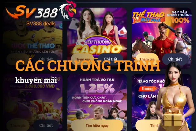 Ưu đãi hấp dẫn dành cho thành viên SV388